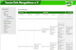 TCN Kalender